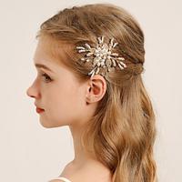 Headdress Hair Clip Imitation Pearl Rhinestone Wedding Casual Luxury Retro With Rhinestone Faux Pearl Headpiece Headwear Lightinthebox