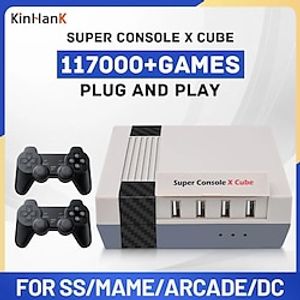 Retro Super Console X Cube Video Game Console with 117000 Games 63 Emulator S905 Chip for DCMAME 4K HD Arcade Series Lightinthebox