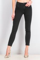 Womens Skinny Jeans  Black Washed - thumbnail