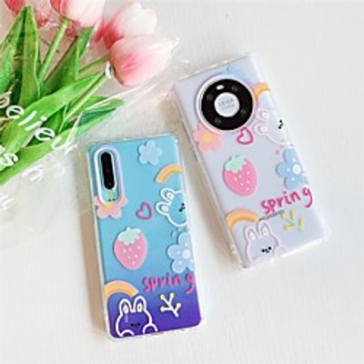 Phone Case For Huawei Back Cover P40 P40 Pro P40 Pro P20 P20 Pro P20 lite P30 P30 Pro P30 Lite Shockproof Dustproof Translucent Graphic TPU miniinthebox