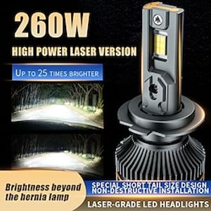2PCs Car LED Headlamps 9012 Canbus No Error H11 H1 H3 H79005 9006 LED White Led Fog Lights H4 LED Bulb Car Driving Running Lamp 12V miniinthebox