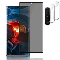 galaxy note 10 plus privacy screen protector 2 pack camera lens protector,for samsung galaxy note 10 plusnote 10 5g (6.8) 3d full coverage, 9h hardness, easy to install screen protector Lightinthebox - thumbnail