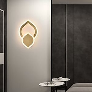 LED Wall Lights Modern Flush Mount Wall Lights LED Wall Lights Living Room Bedroom Copper Wall Light 220-240V 14 W Lightinthebox
