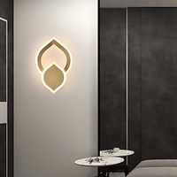 LED Wall Lights Modern Flush Mount Wall Lights LED Wall Lights Living Room Bedroom Copper Wall Light 220-240V 14 W Lightinthebox - thumbnail