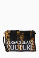 Baroque Print Crossbody Bag in PU Leather Baroque Print Crossbody Bag in PU Leather