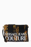 Baroque Print Crossbody Bag in PU Leather - thumbnail