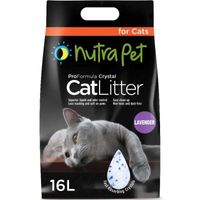 Nutrapet Cat Litter Silica Gel 16L Lavender Scent (Pack Of 2)