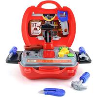 Little Story Role Play Mechanic - Junior Builder Toolbox Set 19 Pcs - Red LS_RP_BURD