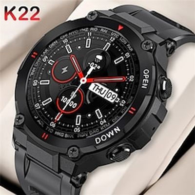 K22 Smart Watch Men 1.28'' IPS Full-Touch Screen BT Call Fitness/Health Monitor Music Camera Control relgio Smartwatches Lightinthebox