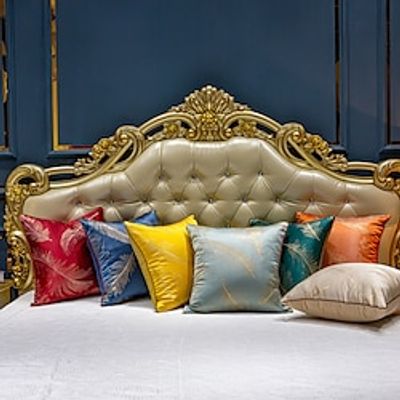 Decorative Toss Pillows Feather Jacquard Throw Pillow Covers Cover for Pillows Throw Pillows for Sofa Couch Bech miniinthebox Decorative Toss Pillows Feather Jacquard Throw Pillow Covers Cover for Pillows Throw Pillows for Sofa Couch Bech miniinthebox