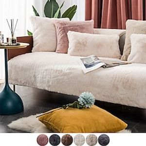 Sofa Cover Anti-Slip Couch Seat Slipcover for Sectional Armchair Loveseat 4 or 3 Seater L Shape for Dogs Cats(Sold By 1 Pcs,Not A Set) miniinthebox