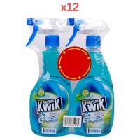 Kwik Glass Cleaner 500Ml Twin Pack - Pack Of 12