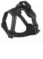 Woofy Reflective Dog Harness Black For Dog - Large