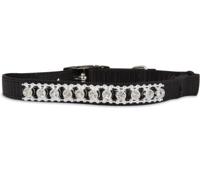 Petmate Petmate Cat Elastic Collar 3/8 X 8-10" Black Bling