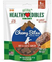 Nylabone Healthy Edibles Grain Free Chewy Bites Beef & Cheese Flavor 6Oz - thumbnail