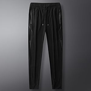 Men's Hiking Pants Trousers Summer Outdoor Regular Fit Quick Dry Lightweight Breathable High Elasticity Pants  Trousers Bottoms Black Fishing Camping  Hiking  Caving Traveling L XL XXL XXXL 4XL Lightinthebox