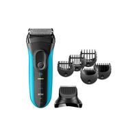 Braun Wet and Dry Electric Shaver | 3 in 1 Series 3 | SHAVER3010BT | Black Color