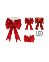 Koopman Bow with LED 60cm Assorted 1 Piece