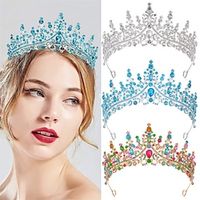 Multi Diamond Crown Wedding Headpiece Hair Accessories Banquet Headpiece Crown Ball Party Bride Head Lightinthebox