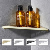 Bathroom Shelf New Design Modern Stainless Steel Material Bathroom Corner Rack Wall Mounted 1pc miniinthebox - thumbnail