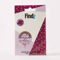 Findz Happy Birthday Rainbow Print Foil Balloon