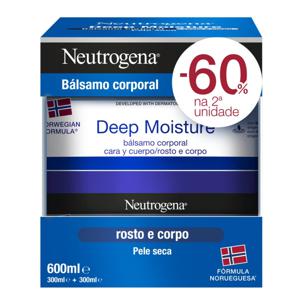 Neutrogena Deep Moisture Fast-Absorbing Comfort Balm Pack 2x300ml