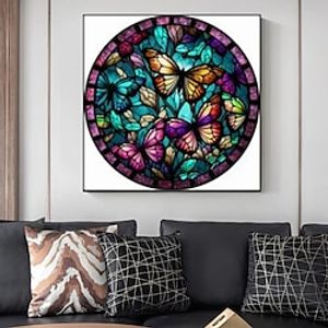 1pc Animal DIY Diamond Colored Butterfly Home Gift For Wall Decoration Christmas Surprise Gifts Without Frame 30x30cm/12''x12'' miniinthebox