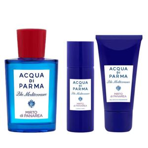 Acqua Di Parma Blu Mediterraneo Mirto Di Panarea (U) Limited Edition Set Edt 75Ml + Regenerating Sg 40Ml + Bl 50Ml (New Pack)