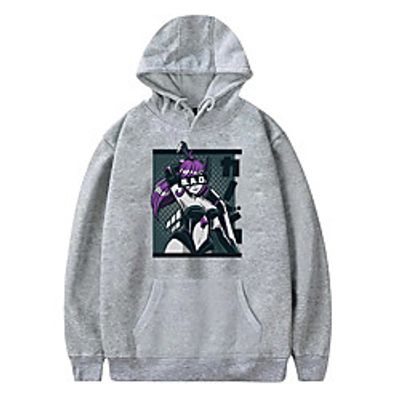 Inspired by JoJo's Bizarre Adventure Narciso Anasui Hoodie Anime 100% Polyester Anime Harajuku Graphic Kawaii Hoodie For Men's / Women's / Couple's miniinthebox