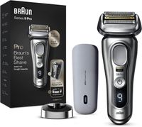 Braun Shaver Series 9 Pro Wet & Dry shaver with Power Case and charging stand Silver Shaver - 9427s - thumbnail