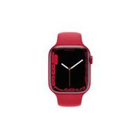 Apple Watch Series 7, (PRODUCT) RED Aluminium Case with (PRODUCT) RED Sport Band
