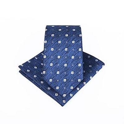 Men's Ties Pocket Squares Wedding Accessories Neckties Wedding  Gentleman Modern Style  Classic  Jacquard Geometric  Jacquard Formal Business Formal Evening Lightinthebox