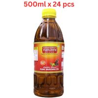 Natures Choice Mustard Oil 500 ml Bottle Pack Of 24 (UAE Delivery Only)