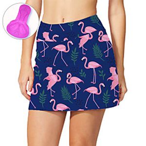21Grams Women's Cycling Skirt Summer Spandex Bike Skirt Quick Dry Moisture Wicking Sports Floral Botanical Animal Blue Mountain Bike MTB Road Bike Cycling Clothing Apparel Bike Wear  Stretchy Lightinthebox