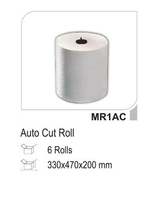 Hotpack Paper Maxi Roll Auto Cut 1 Ply - 6 Pieces - MR1AC