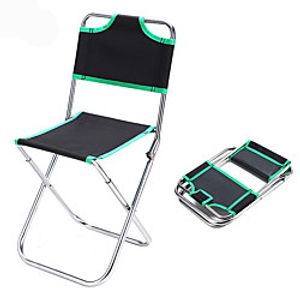 KORAMAN Camping Chair Fishing Chairs Portable Foldable Lightweight Anti-tear Aluminum Alloy Waterproof Fabric Oxford for 1 person Fishing Beach Camping Traveling Spring Summer Black Green miniinthebox