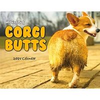 Corgi Butts 2024 Funny Dog Calendar - For Dog Lovers White Elephant and Secret Santa Lightinthebox - thumbnail