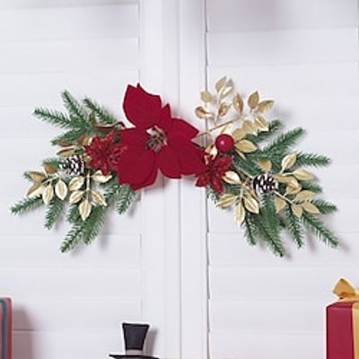 1PC Christmas Garland Party Decoration Artificial Xmas Flowers Pineapple Pine Branch Flower Bundle Suitable for Christmas Home Party Decoration Commercial Atmosphere Decoration Decoration Lightinthebox 1PC Christmas Garland Party Decoration Artificial Xmas Flowers Pineapple Pine Branch Flower Bundle Suitable for Christmas Home Party Decoration Commercial Atmosphere Decoration Decoration Lightinthebox