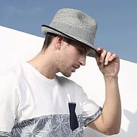 Simple Modern Style Straw Hats with Trim 1 Piece Special Occasion / Party / Evening Headpiece miniinthebox - thumbnail