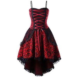 Women's Plus Size Party Dress Solid Color Boat Neck Mesh Long Sleeve Spring Summer Prom Dress Knee Length Dress Party Dress Lightinthebox