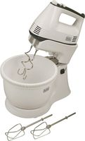 Black+Decker 300w 5 Speed Multifunction Bowl And Stand Mixer, White - M700