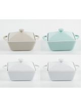 Martha Stewart Bowdoin 4 Inch Casserole With Lid Square Assorted 1 Piece
