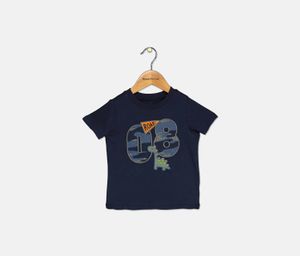 Toddler Boys Varsity-Print T-Shirt  Navy Nautical