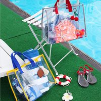 Waterproof PVC Swimming Bag Portable Clothing Fashion Beach Tote Bag Travel Handbag