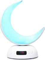 Quran Speaker Quran Led Moon Lamp Aromatherapy Function Azan Alarm Clock Quran Player (White)