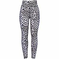 baronhong high waist tummy control pants workout running stretch yoga leggings(leopard,m) Lightinthebox - thumbnail
