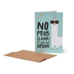 Legami Greeting Card - Large - Llama - Llama (11.5 x 17 cm)