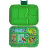 Yumbox Original Leakproof 6-Compartment Bento Box - Bamboo Green / Jungle - thumbnail