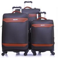 PARA JOHN PJTR3022 Buffalos 3 Pcs Trolley Luggage Set, BROWN