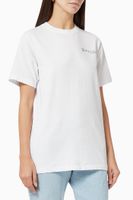 Fitness Club Crewneck T-shirt in Cotton Jersey - thumbnail